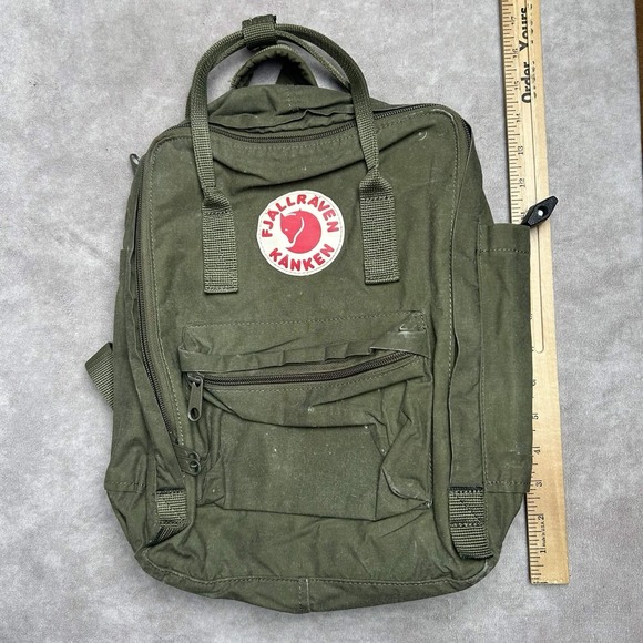Fjällräven Kånken Army Green Backpack Adjustable Strap Unisex * - Picture 3 of 5